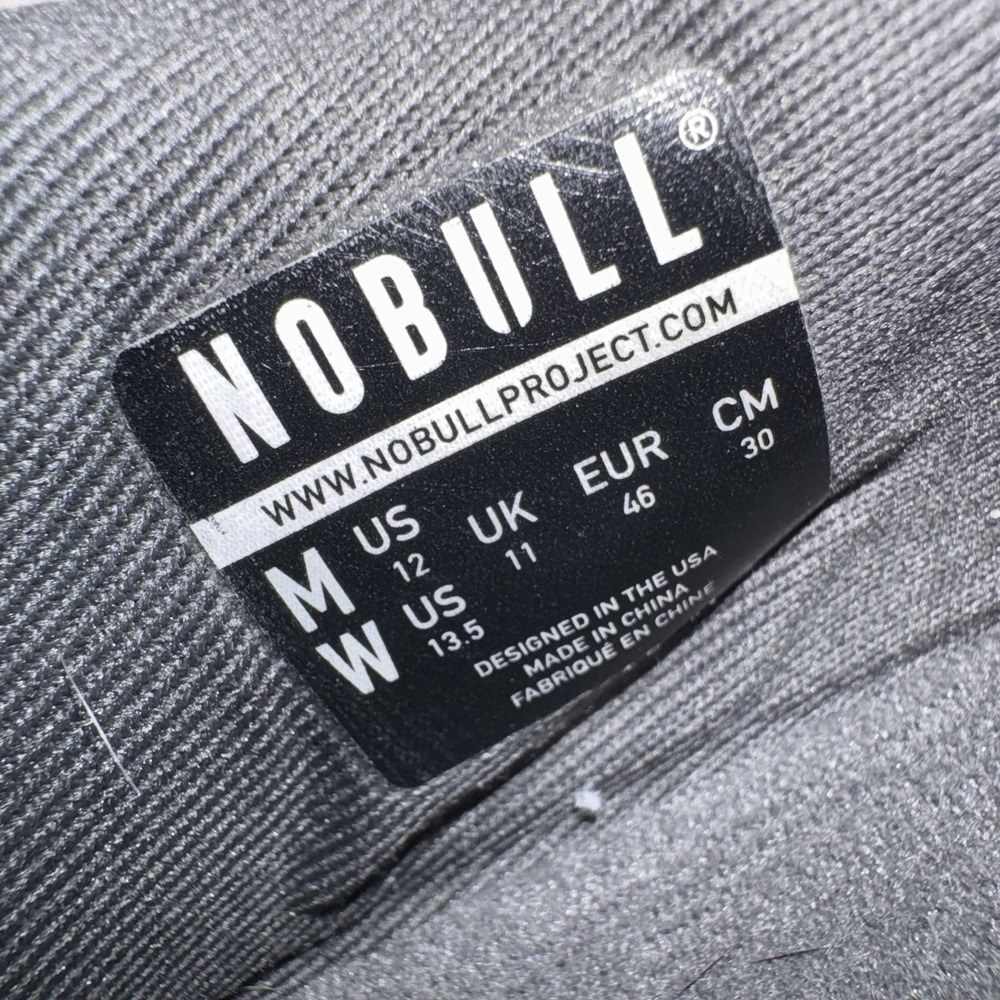 NOBULL Mesh Runner Shoes Mens US 12 Dark Gray Charcoal Running Sneakers EU 46 - Picture 8 of 10